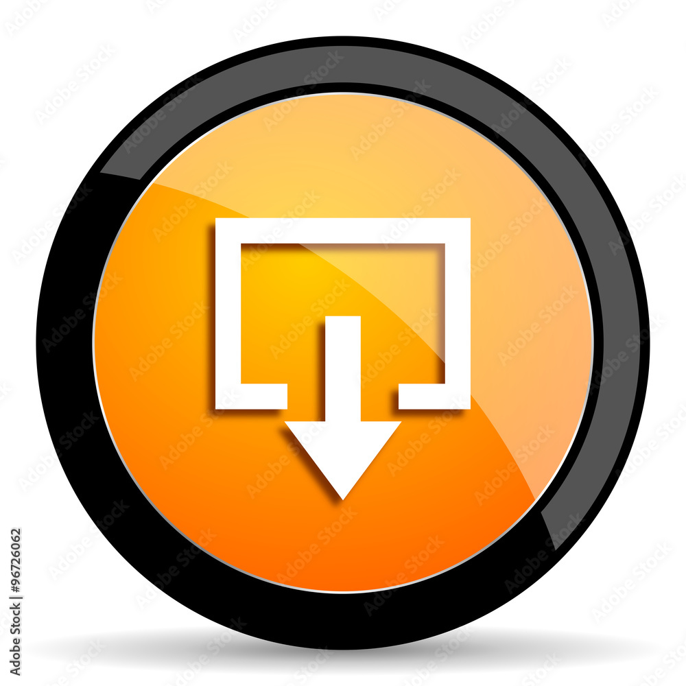 exit orange icon exit orange icon