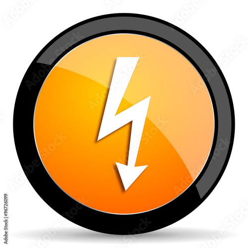 Free Download bolt orange icon - GFXLoad