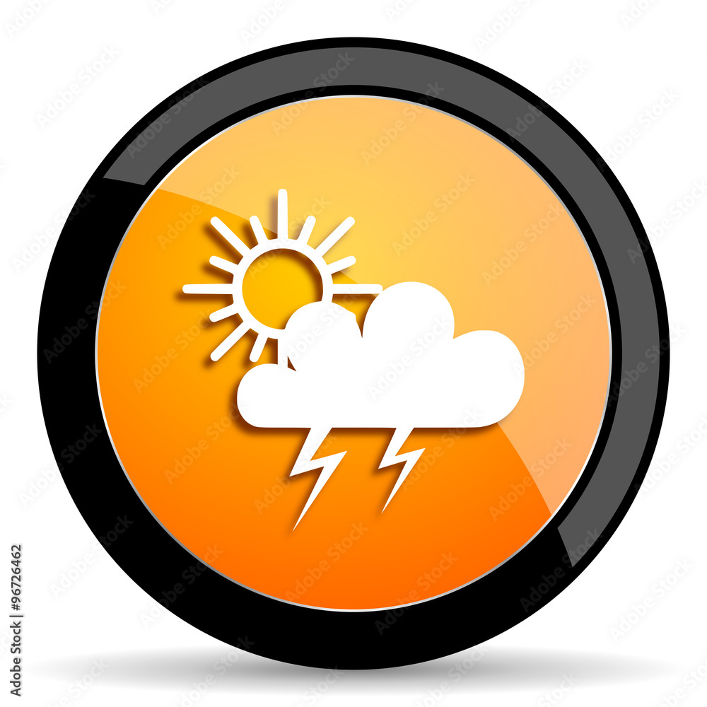 storm orange icon storm orange icon