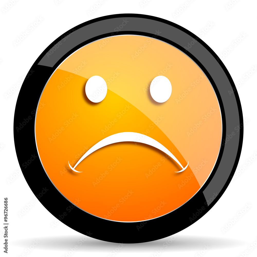 Fototapeta premium cry orange icon