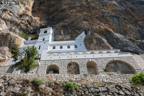 Ostrog monastery in Montenegro - St. Vasilije Ostroski, upper church photo