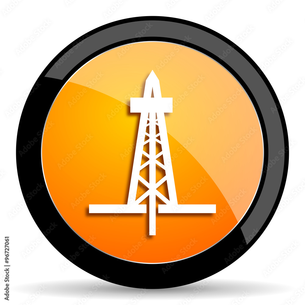 drilling orange icon