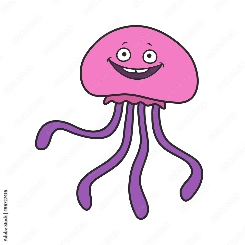 cartoon jellyfish cartoon jellyfish