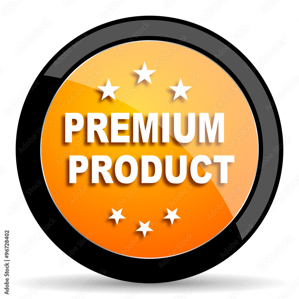 premium product orange icon