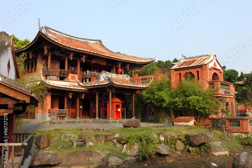Chinese old house and garden