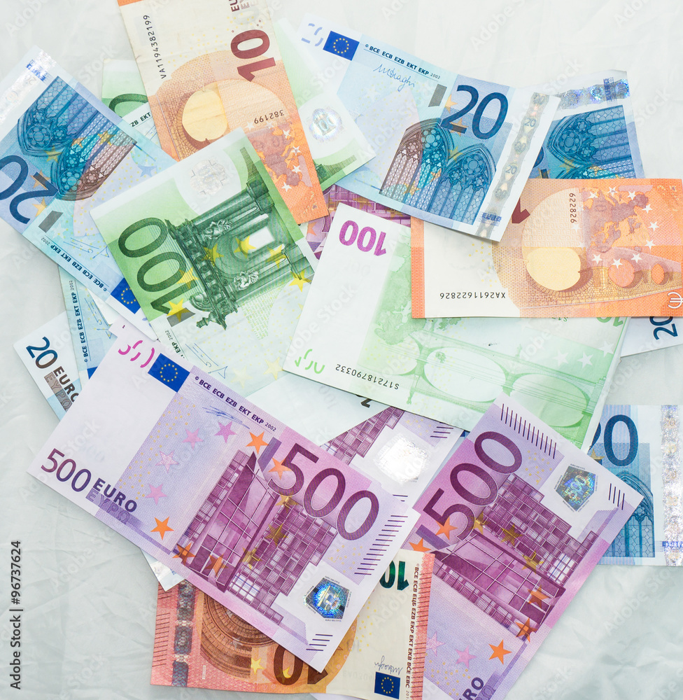 euro bills euro banknotes money. European Union Currency euro bills euro banknotes money. European Union Currency