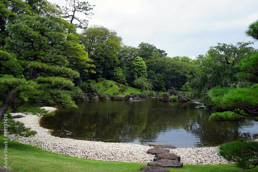 Fototapeta premium 駿府城公園 紅葉山庭園