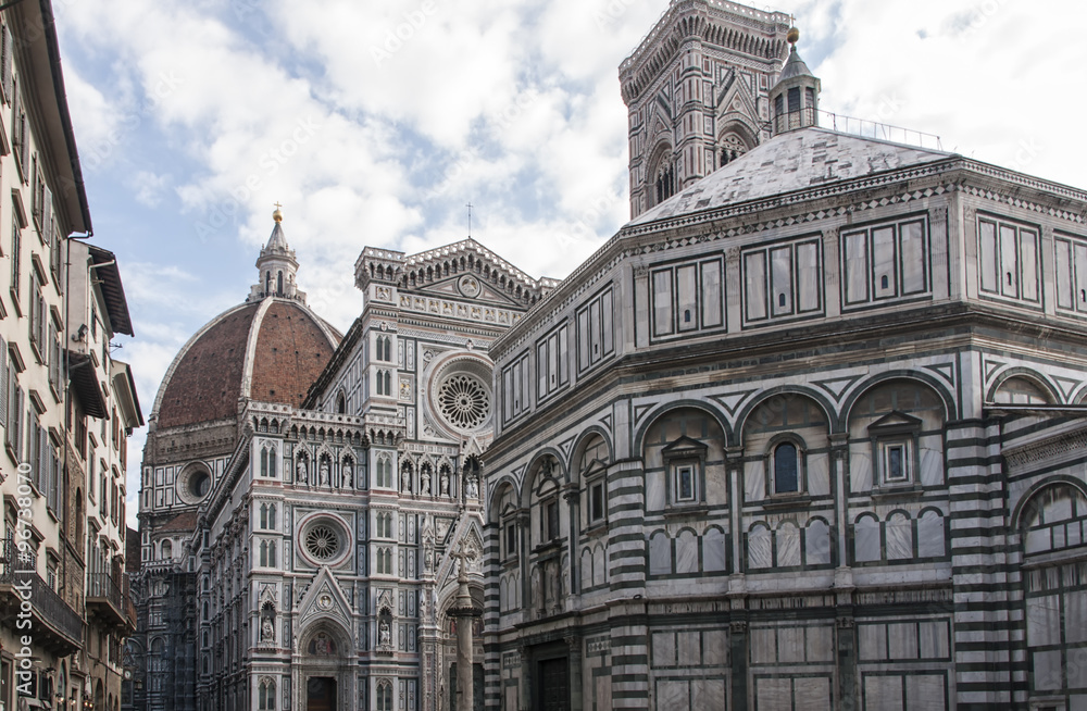 hermosa catedral de la ciudad de Florencia en italia