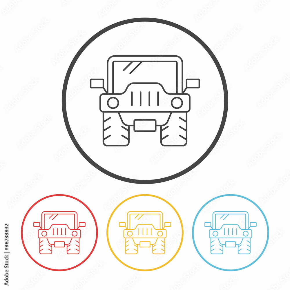 car line icon car line icon