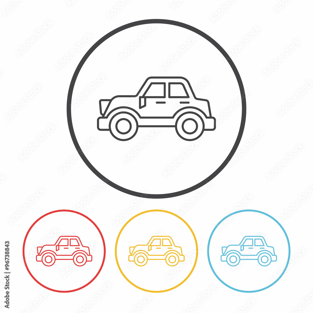 car line icon car line icon