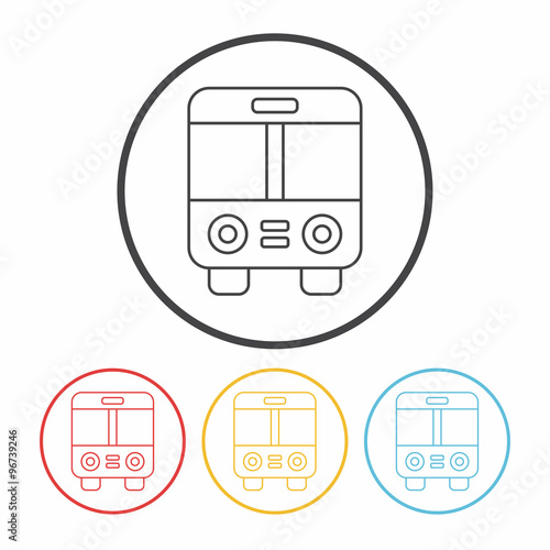 bus line icon © vectorchef