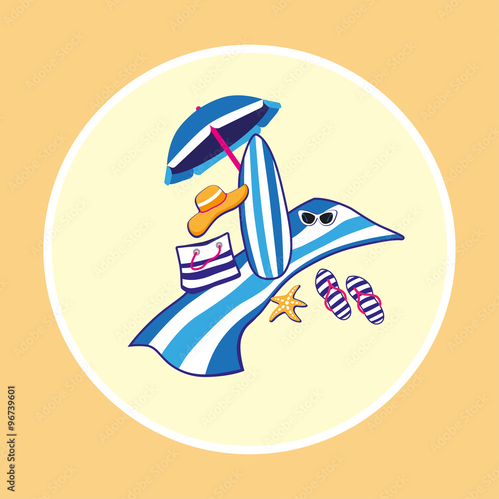 Obraz premium summer vacation background