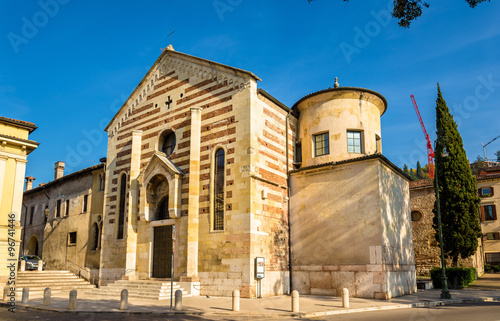The church of Santo Stefano in Verona - Italy