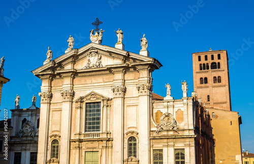 View of the Cathedral of Mantua - Italy