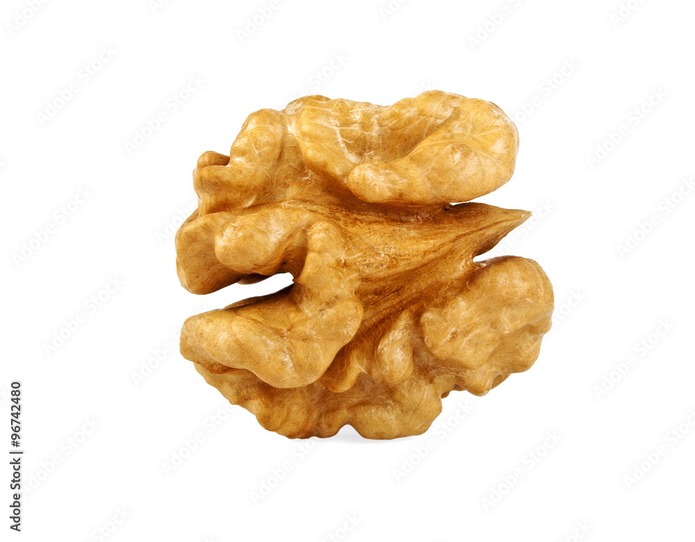 Kernel walnut isolated on a white background Kernel walnut isolated on a white background
