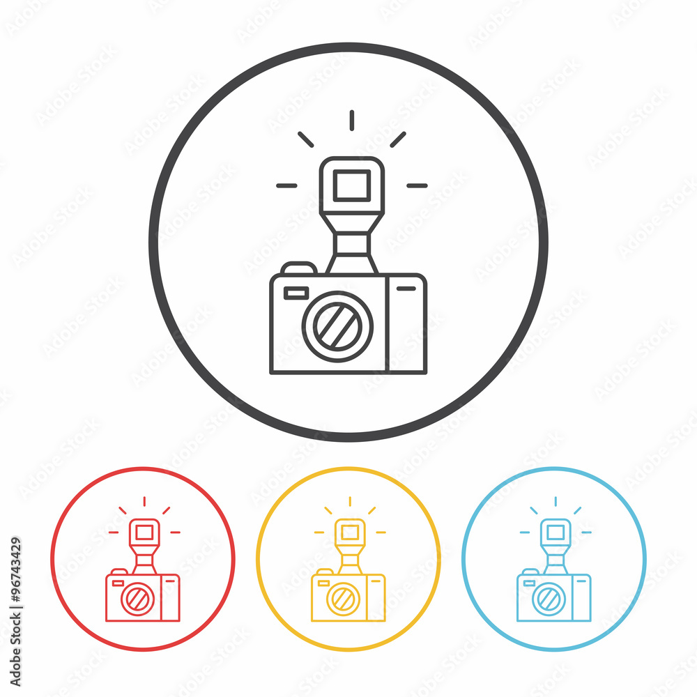 camera line icon camera line icon