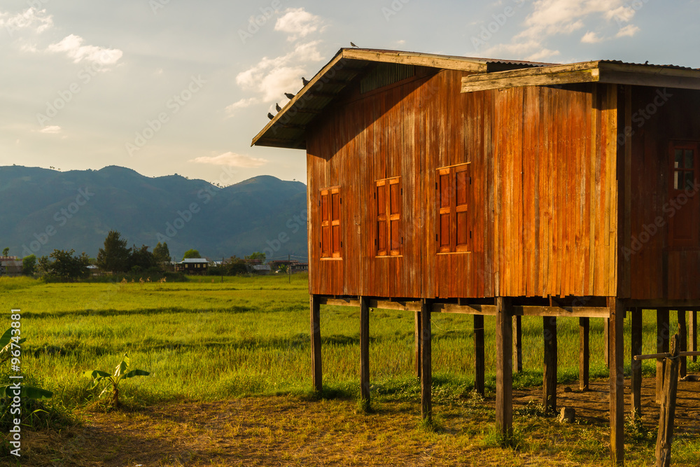 Obraz premium Inle Lake Village