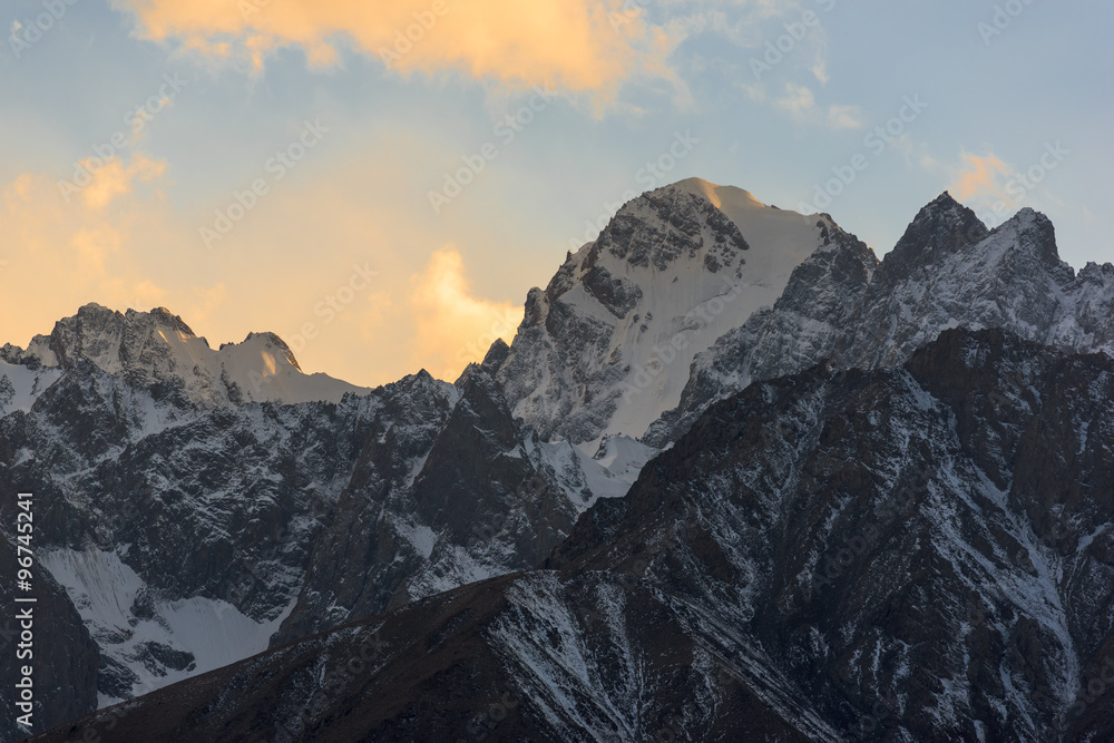 Landscape of Mountain, Border of Pakistan and China, XInjiang, China
