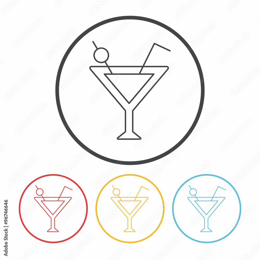 champagne line icon champagne line icon