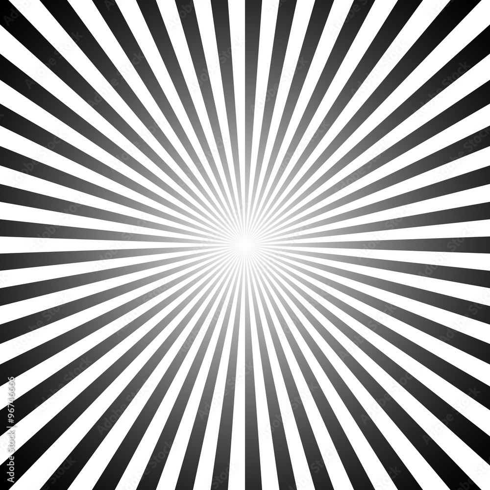 Obraz premium Sunburst pattern