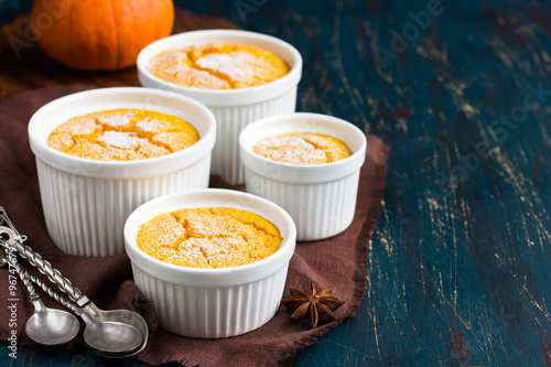 Sweet pumpkin  souffle photo