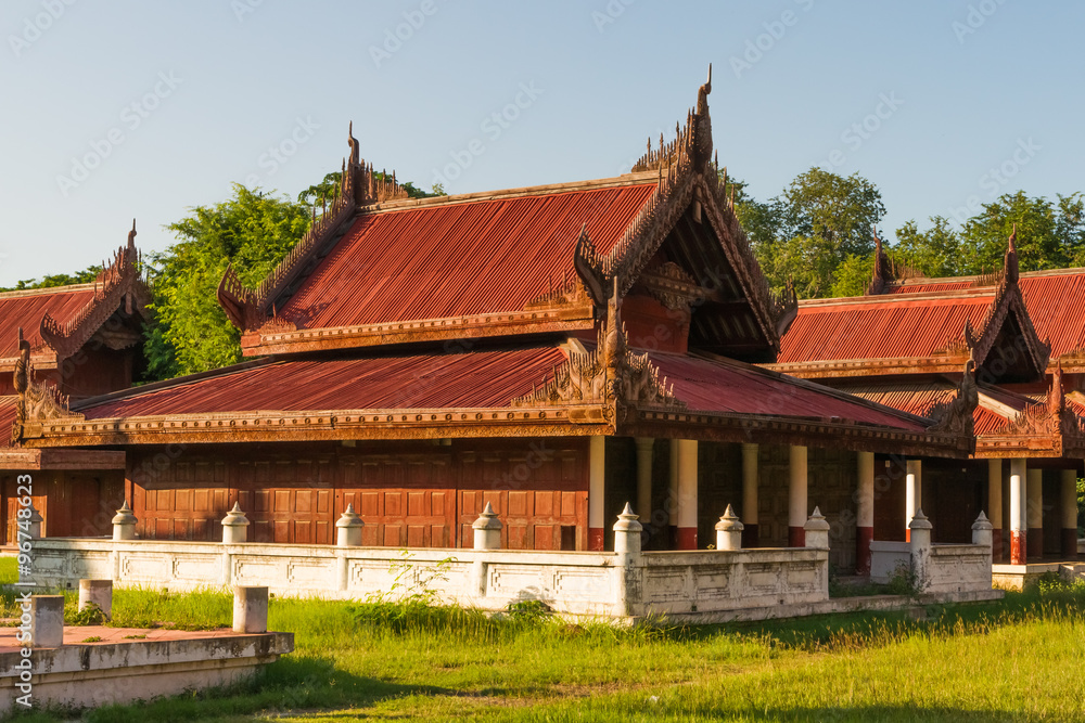 At Mandalay Royal Palace