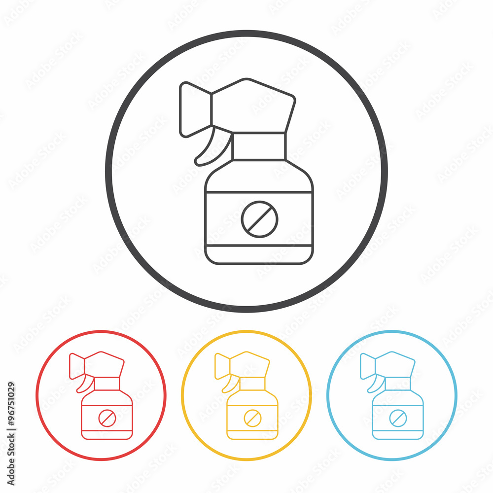pet drug line icon pet drug line icon