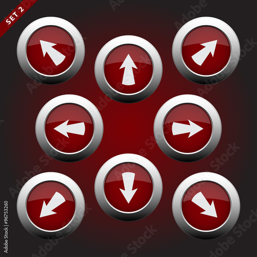 icons with arrows - eight directions