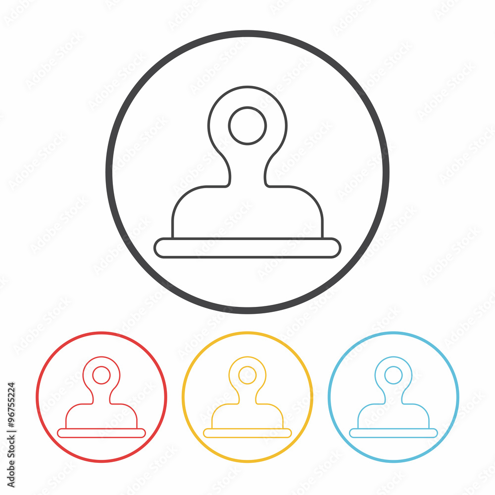 Clip line icon Clip line icon