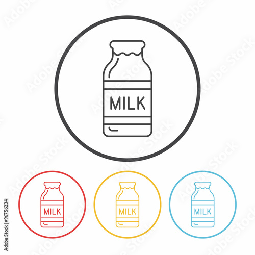 milk line icon