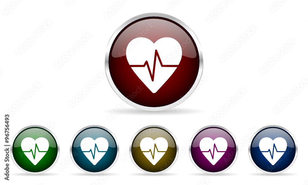 pulse vector icon set pulse vector icon set