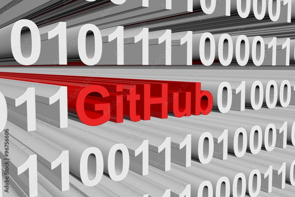 GitHub presents in the form of binary code
