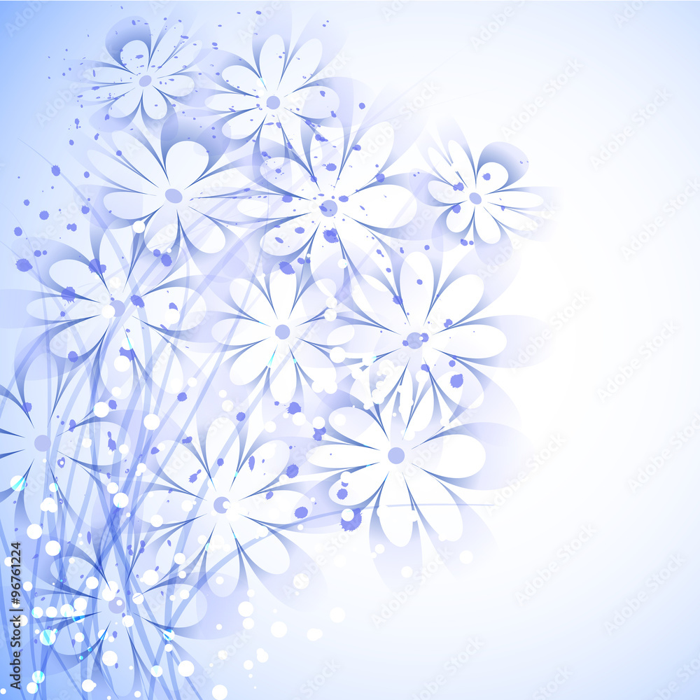 vector background with flowers vector background with flowers