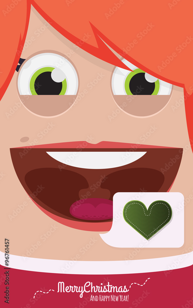 Christmas people vector illustration Christmas people vector illustration