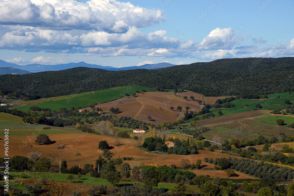 campagna toscana in autunno