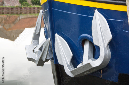 Schilderij op canvas Ancres sur péniche