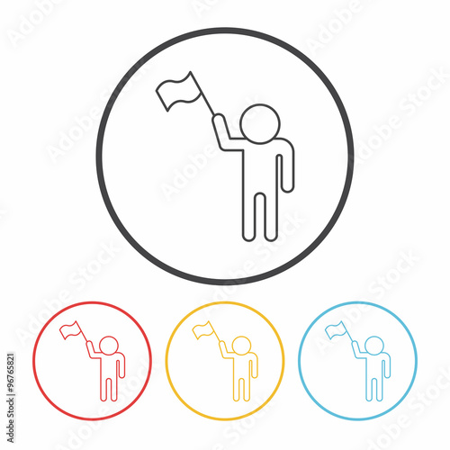 runner line icon