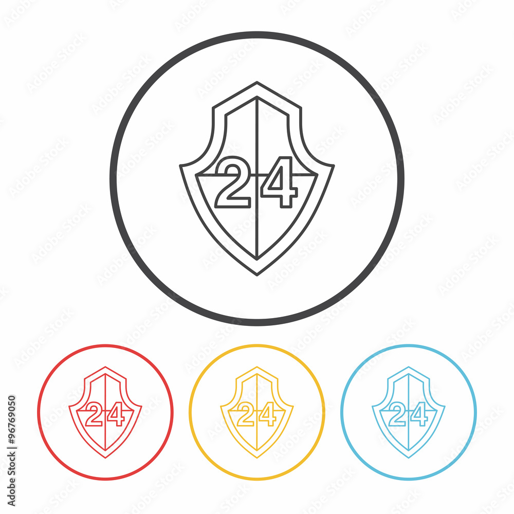 Internet Protection line icon Internet Protection line icon