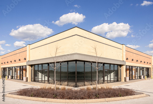 New Commercial, Retail and Office building Space available for sale or lease in mixed use Storefront and office building with awning
