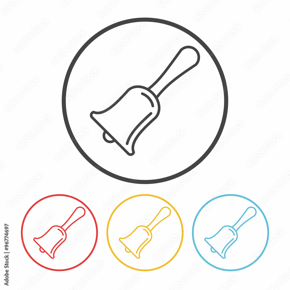 bell line icon bell line icon