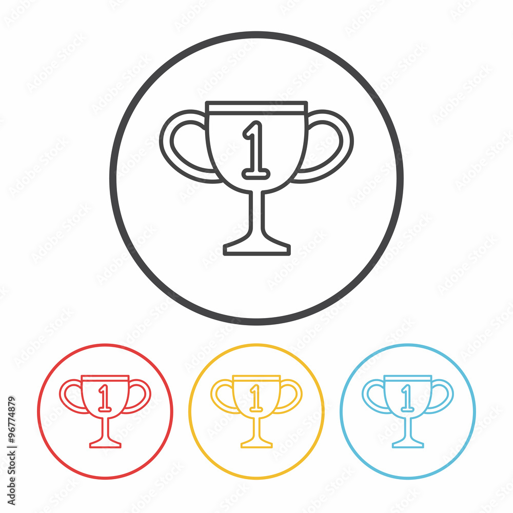 Trophy line icon Trophy line icon