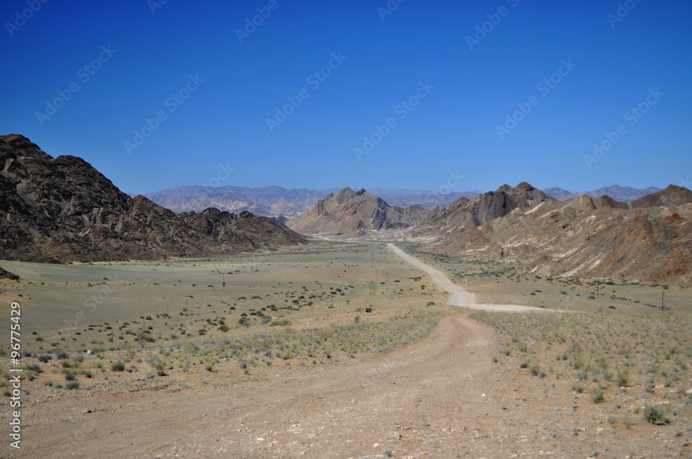 On the road to Namibia