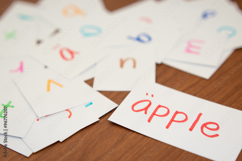 Swedish; Learning the New Word with the Alphabet Cards; Writing Swedish; Learning the New Word with the Alphabet Cards; Writing