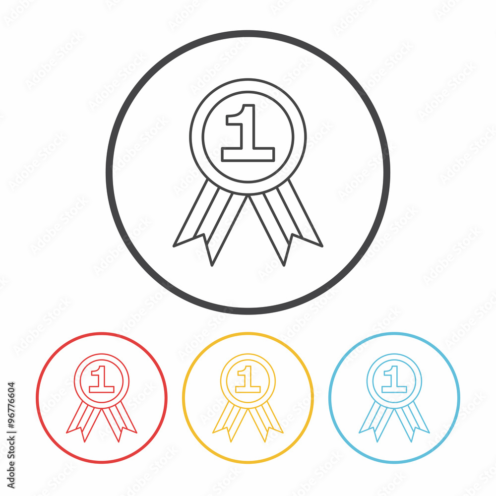 medal line icon medal line icon