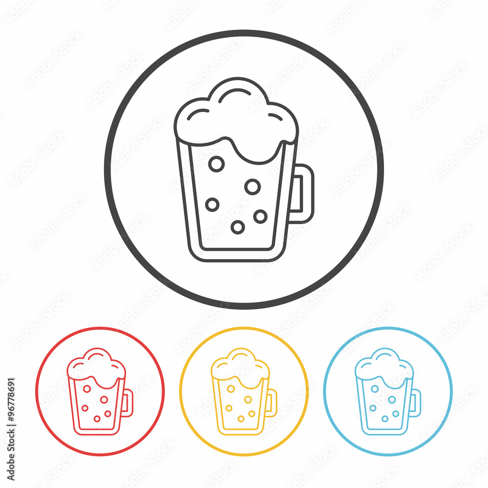 drink line icon drink line icon