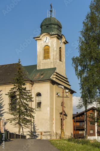 Harrachov  Kirche des heiligen Wenzel.