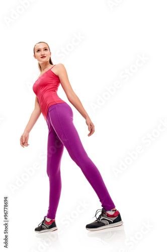 step of fitness woman full length