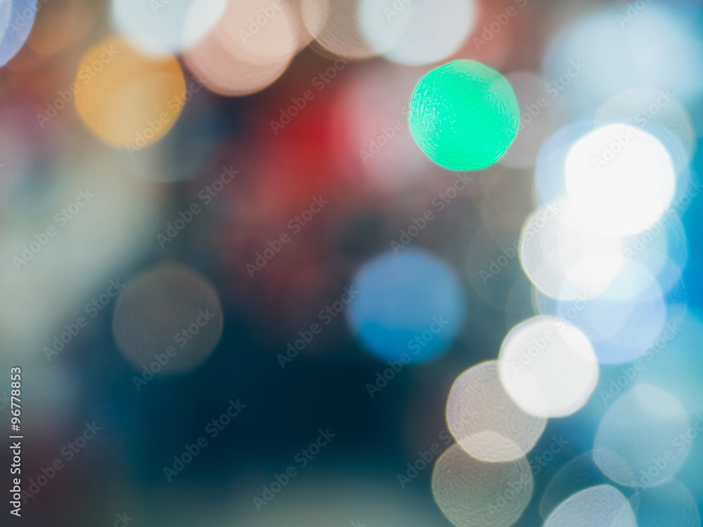 abstract background with colorful bokeh defocused lights and sha