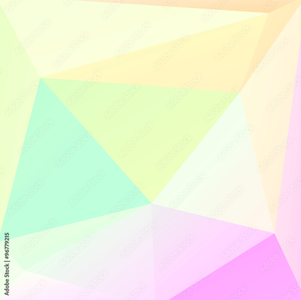 Sfondo triangoli di colori pastello Stock Illustration