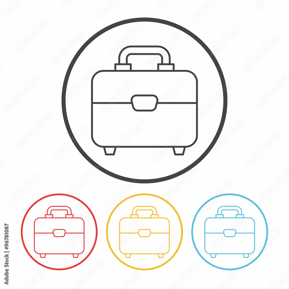 briefcase line icon briefcase line icon